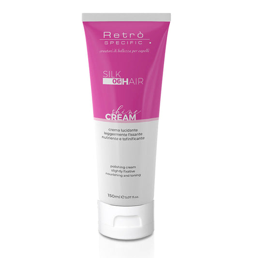 Tubo rosa e bianco con tappo flip top bianco. 